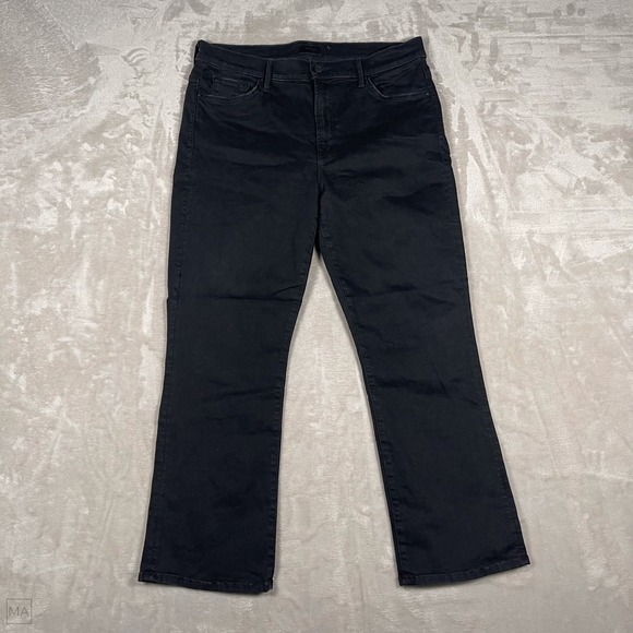 MOTHER Denim - Mother Women's Jeans The Insider Crop Minimalist Casual 32 Black